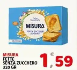 Premium Supermercati Misura fette senza zucchero offerta