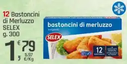 Supermercati Dok Bastoncini di Merluzzo SELEX offerta