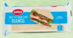 Supermercati Dok Pane per Tramezzini Bianco SELEX offerta