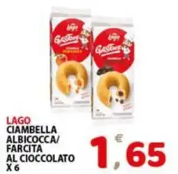 Premium Supermercati Lago ciambella albicocca/ farcita al cioccolato offerta