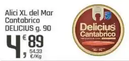 Supermercati Dok Alici XL del Mar Cantabrico DELICIUS offerta