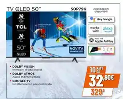 Expert TCL TV QLED 50" 50P79K offerta