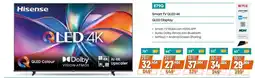 Expert Hisense Smart TV QLED 4K QLED Display E79Q offerta