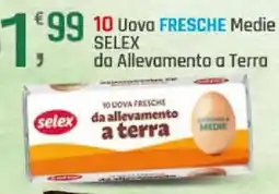 Supermercati Dok Uova FRESCHE Medie SELEX da Allevamento a Terra offerta