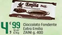 Supermercati Dok Cioccolato Fondente Extra Emilia ZAINI offerta