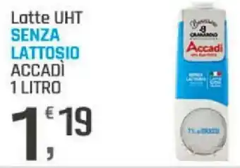 Latte UHT SENZA LATTOSIO ACCADÌ