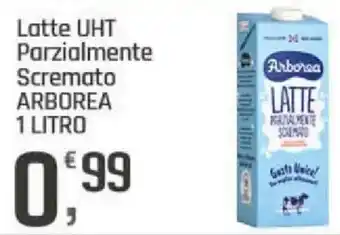 Latte UHT Parzialmente Scremato ARBOREA