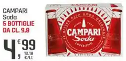 Supermercati Dok Campari soda 5 bottiglie offerta