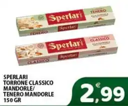 Premium Supermercati Sperlari torrone classico mandorle/ tenero mandorle offerta