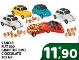 Premium Supermercati Vanoir fiat 500 gran turismo cioccolato offerta