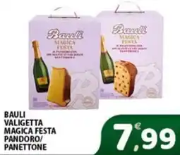 Premium Supermercati Bauli valigetta magica festa pandoro/ panettone offerta