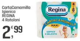 Supermercati Dok CartaCamomilla Igienica REGINA 4 Rotoloni offerta