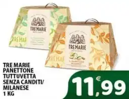 Premium Supermercati Tre marie panettone tuttuvetta senza canditi/ milanese offerta