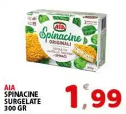 Premium Supermercati Aia spinacine surgelate offerta