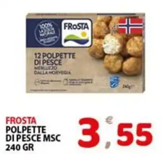 Premium Supermercati Frosta polpette di pesce msc offerta