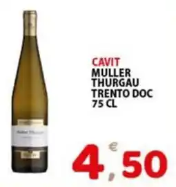 Premium Supermercati Cavit muller thurgau trento doc offerta