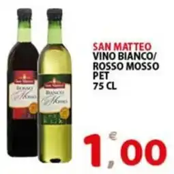 Premium Supermercati San matteo vino bianco/ rosso mosso pet offerta