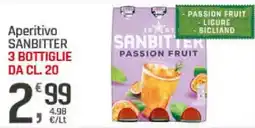 Supermercati Dok Aperitivo sanbitter 3 bottiglie offerta