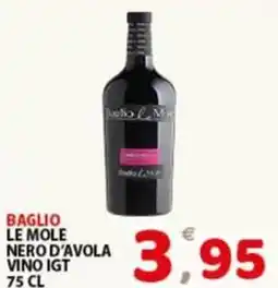 Premium Supermercati Baglio le mole nero d'avola vino igt offerta