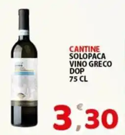 Premium Supermercati Cantine solopaca vino greco dop offerta