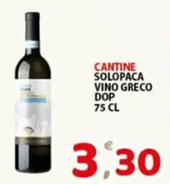 Premium Supermercati Cantine solopaca vino greco dop offerta