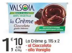 Supermercati Dok La Crème VALSOIA offerta
