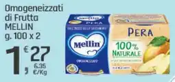 Supermercati Dok Omogeneizzati di Frutta MELLIN offerta