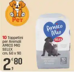 Supermercati Dok 10 tappetini per animali amico mio SELEX offerta
