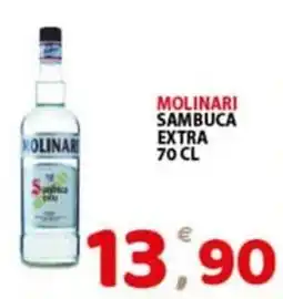 Premium Supermercati Molinari sambuca extra offerta