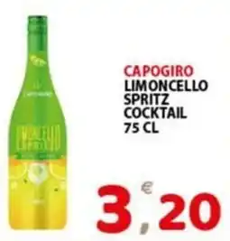 Premium Supermercati Capogiro limoncello spritz cocktail offerta