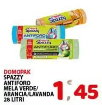 Premium Supermercati Domopak spazzy antiforo mela verde/ arancia/lavanda offerta