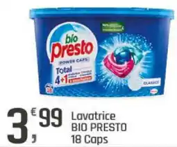 Supermercati Dok Lavatrice BIO PRESTO 18 Caps offerta