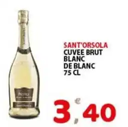 Premium Supermercati Sant'orsola cuvee brut blanc de blanc offerta