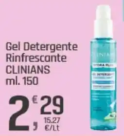 Supermercati Dok Gel Detergente Rinfrescante CLINIANS offerta