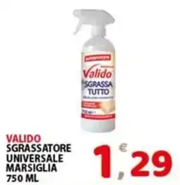 Premium Supermercati Valido sgrassatore universale marsiglia offerta
