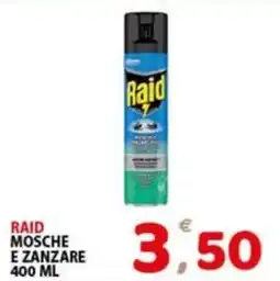 Premium Supermercati Raid mosche e zanzare offerta