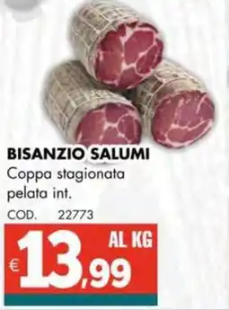 Altasfera BISANZIO SALUMI Coppa stagionata pelata int. offerta