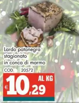 Altasfera Lardo patanegra stagionato in conca di marmo offerta