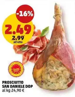 PENNY Prosciutto san daniele dop offerta