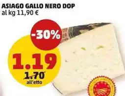 PENNY Asiago gallo nero dop offerta