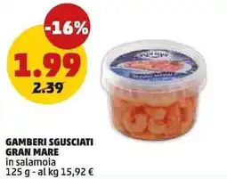 PENNY Gamberi sgusciati gran mare in salamoia offerta