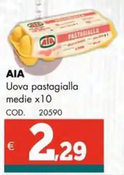 Altasfera ΑΙΑ Uova pastagialla medie x10 offerta