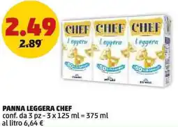 PENNY Panna leggera CHEF offerta