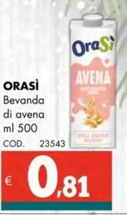 Altasfera ORASÌ Bevanda di avena offerta