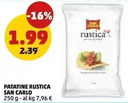 PENNY Patatine rustica SAN CARLO offerta