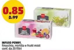 PENNY Infuso penny. finocchio, mirtillo e frutti misti offerta