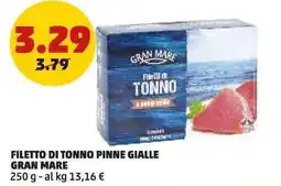 PENNY Filetto di tonno pinne gialle GRAN MARE offerta
