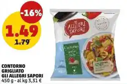 PENNY Contorno grigliato GLI ALLEGRI SAPORI offerta