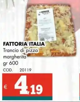 Altasfera FATTORIA ITALIA Trancio di pizza margherita offerta