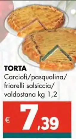 Altasfera TORTA Carciofi/pasqualina/ friarelli salsiccia/ valdostana offerta